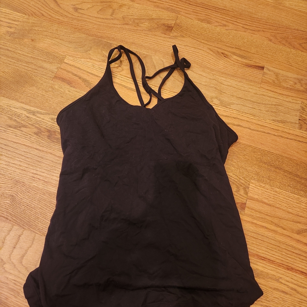 Athleta Elegant Black Tank Top